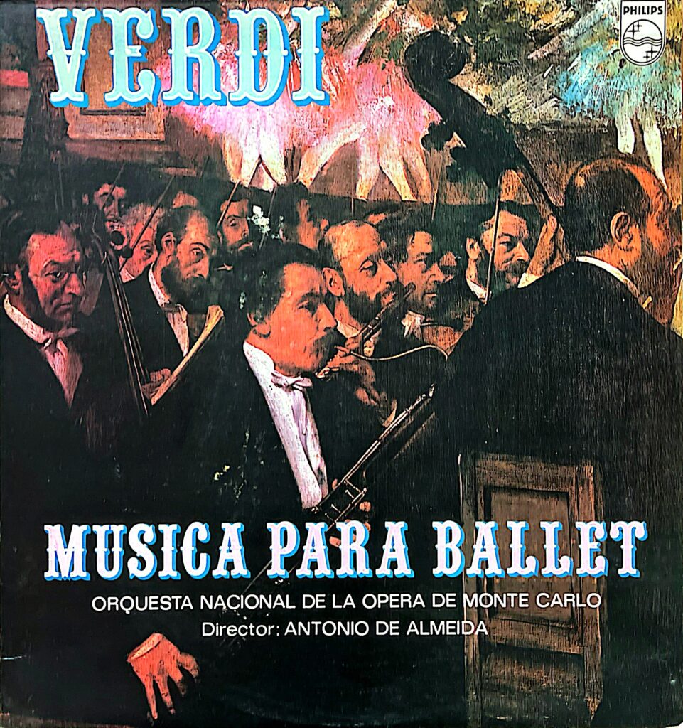 VERDI COMPLETE BALLET MUSIC, ANTONIO DE ALMEIDA – Vinyl – Italian – Verdi Musica Para Ballett