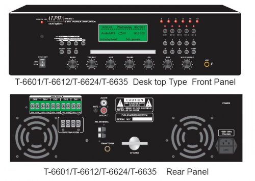 All-in-One PA Σύστημα Alpha T-6601 (60W)
