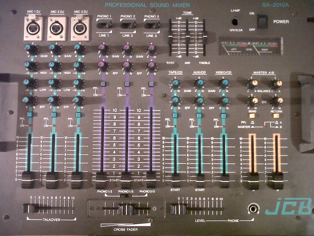 DJ Μίκτης JCB SA-2010A (9 Channel)
