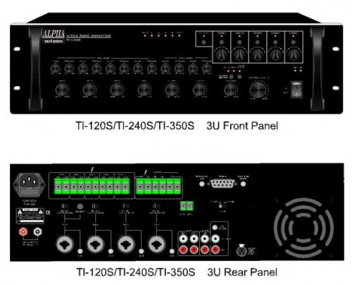 Ενισχυτής 100V Alpha TI-120S 5 Zones (120W)