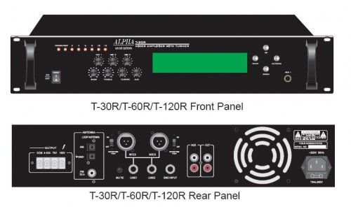 Ενισχυτής & Tuner Alpha T-120R (120W)